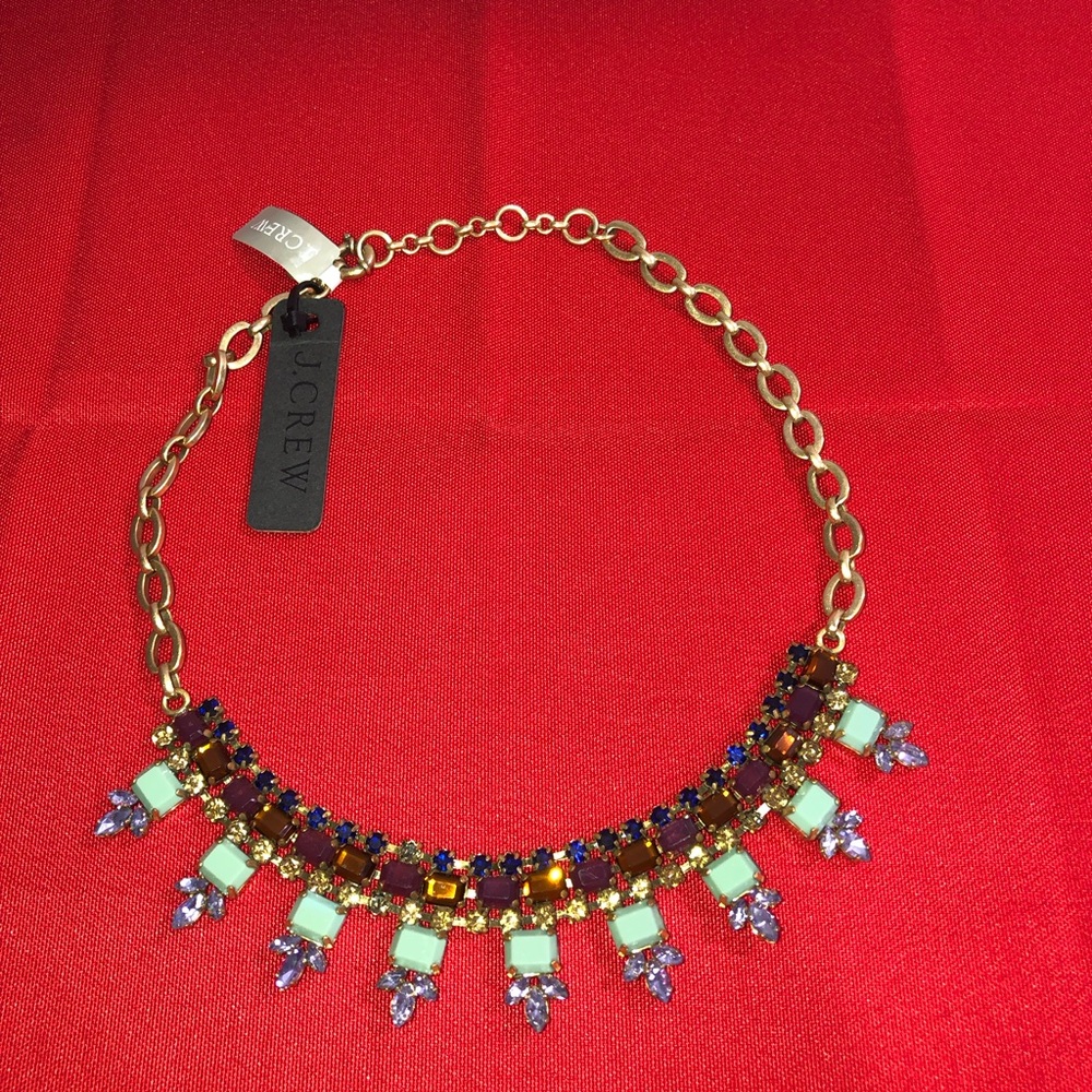 J. Crew fashion jewelry, necklace, colorful, perfect with dress/sweater/shirt.